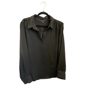 Banana Republic Black Long Sleeve Blouse - XXL